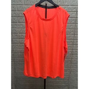 Athletic Works Mens 3XL Mixed Media Muscle Tank Ember Orange Moisture Wickin NEW